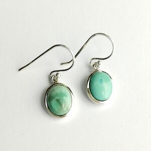 Sterling silver turquoise gemstone earrings 🆕